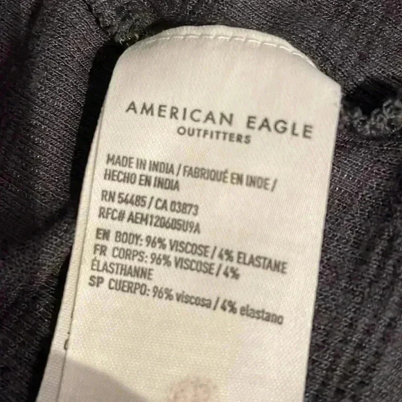 American Eagle Women’s Small Slate Blue Crop Top - Picture 6 of 6